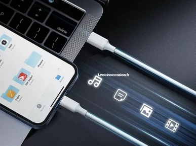 Câble USB-C Chargeur Rapide 1M,2M pour les nouveaux iPhone