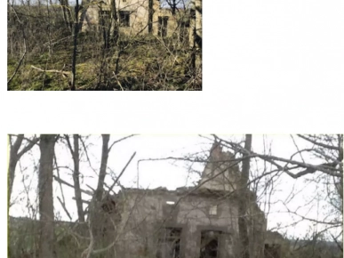 Vente de terrain avec maison en ruines