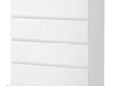 2x commode blanche IKEA + Bureau blanc IKEA
