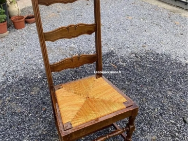 chaises en bois lot de 7