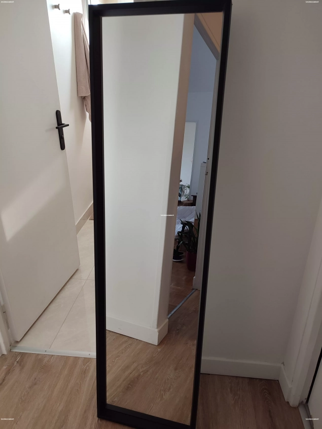 Miroir, noir, 40x150 cm