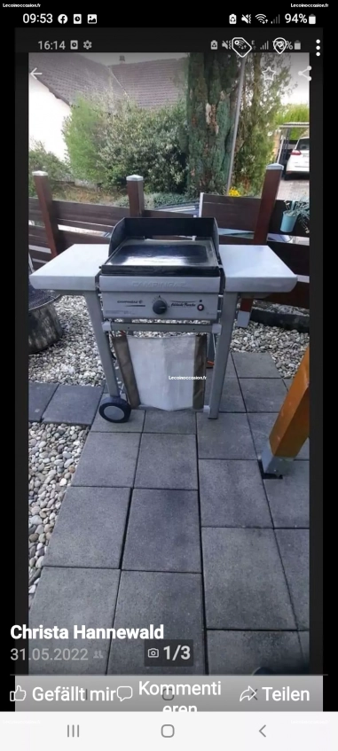 Vends Grill Camping gaz
