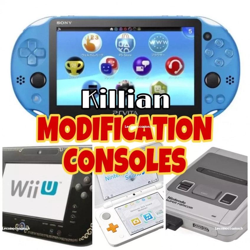 Modification Ps Vita / 3ds / Snes Mini / WiiU