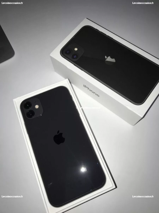 iPhone 11 avec garantie et accessoires
