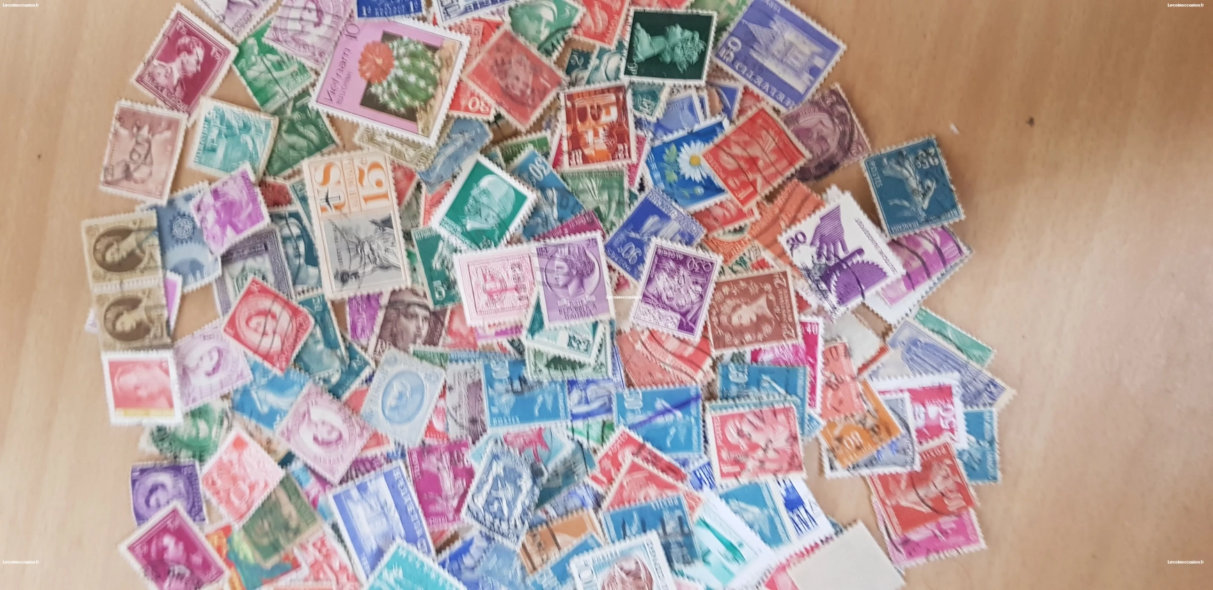 Vend lot de timbres obliterer
