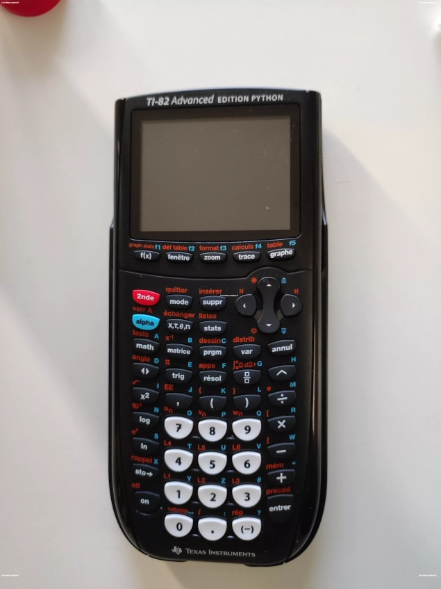 Calculatrice Texas Instruments Python TI82